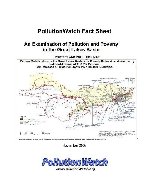 3. Pollution and Poverty in the Great Lakes Basin - Canadian ...