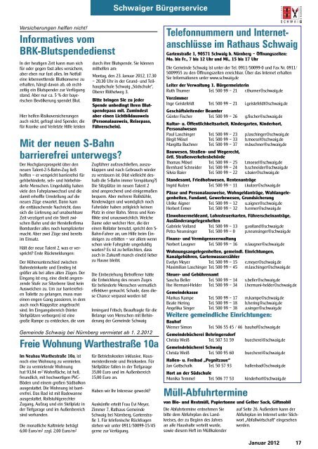 Das Magazin - Mitteilungsblatt