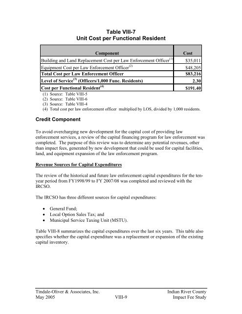 Indian River County Impact Fee Study Final Report - irccdd.com