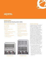 Nortel Ethernet Routing Switch 8300