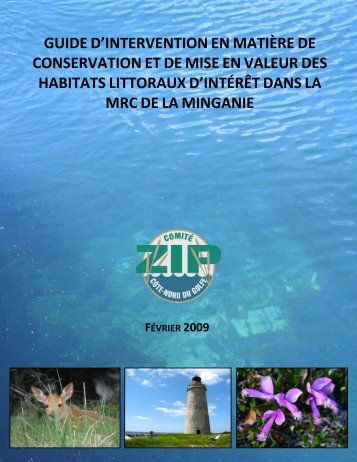 Guide d'intervention en matiÃ¨re de conservation et de mise en ...