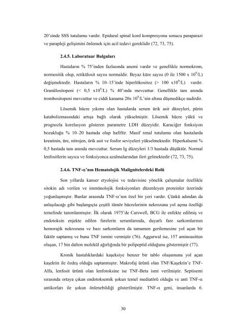 pediatrik yaÅ grubu Ã§eÅitli anemik hastalÄ±klarÄ±n ayÄ±rÄ±cÄ± tanÄ±sÄ±nda ...