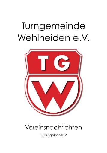 TGW Vereinsnachrichten Mai 2012 - TG Wehlheiden