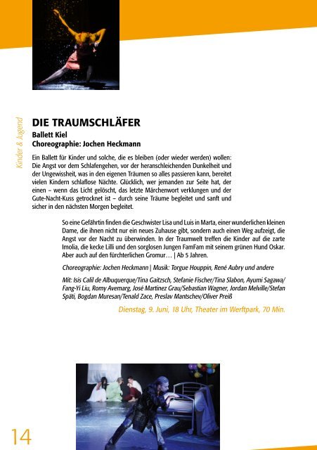 5. Juni bis 9. Juni am Theater Kiel - TANZstadt: Bremen