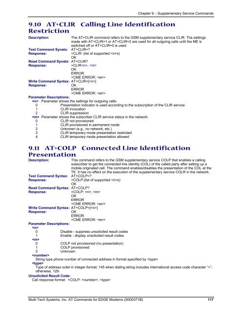 AT Command Reference Guide for EDGE Wireless ... - wless.ru