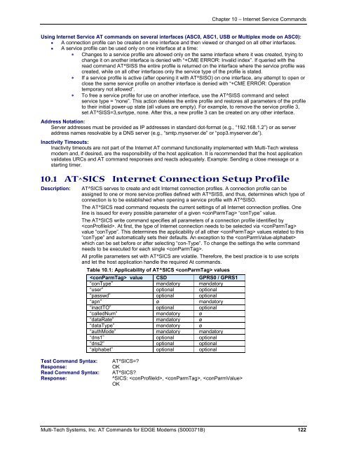 AT Command Reference Guide for EDGE Wireless ... - wless.ru