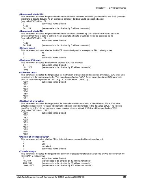 AT Command Reference Guide for EDGE Wireless ... - wless.ru