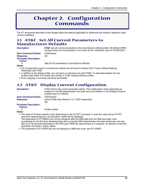 AT Command Reference Guide for EDGE Wireless ... - wless.ru