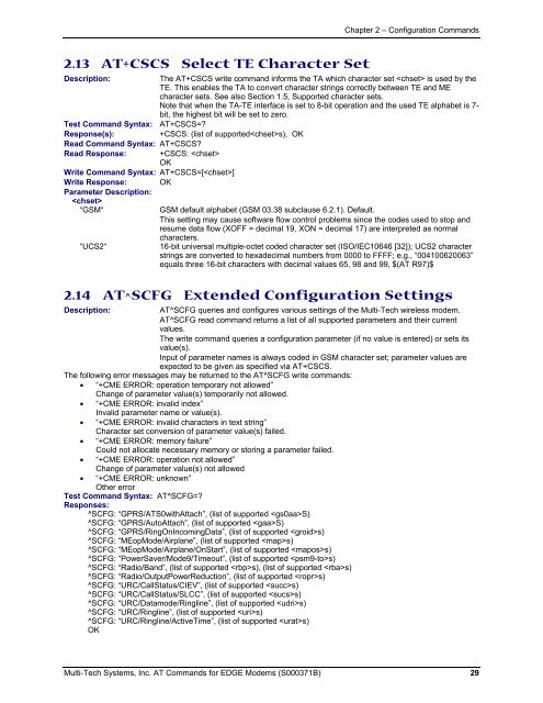 AT Command Reference Guide for EDGE Wireless ... - wless.ru