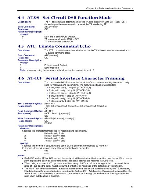 AT Command Reference Guide for EDGE Wireless ... - wless.ru