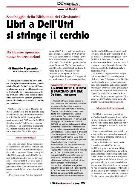 I Siciliani - Libera Informazione