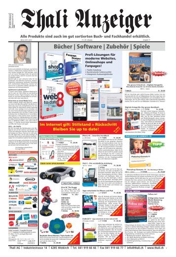 Bücher | Software | Zubehör | Spiele - Thali AG