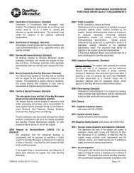 Quality PO Requirements - DowKey Microwave