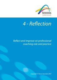 4 - Reflection - Tennis Australia