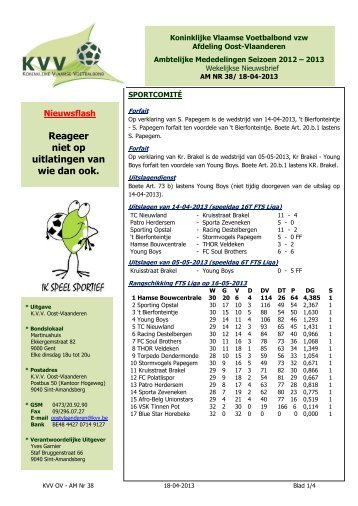 Koninklijke Vlaamse Voetbalbond vzw