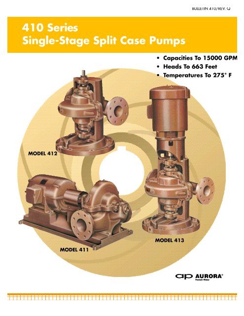 410 Series Single-Stage Split Case Pumps - BBC Pump and ...