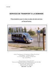 Services de transport Ã  la demande