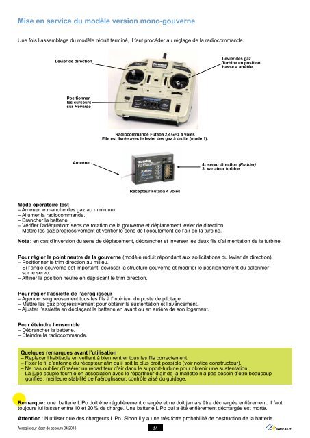 AÃROGLISSEUR LÃGER DE SECOURS