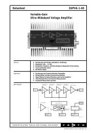Datasheet DUPVA-1-60 Variable-Gain Ultra-Wideband Voltage ...