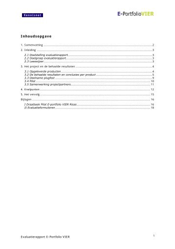 Evaluatierapport