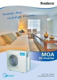 MOA DC-Inverter - Novatherm KlimagerÃ¤te GmbH