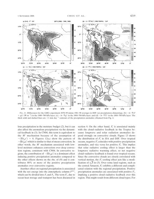 Regional Tropical Precipitation Change ... - Academia Sinica