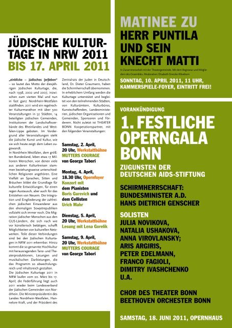 Magazin download - Theater Bonn