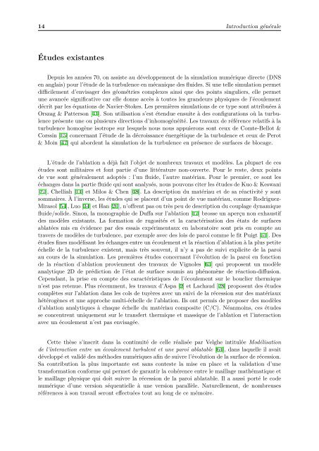 Simulation numérique directe de la turbulence en présence d ... - ISAE