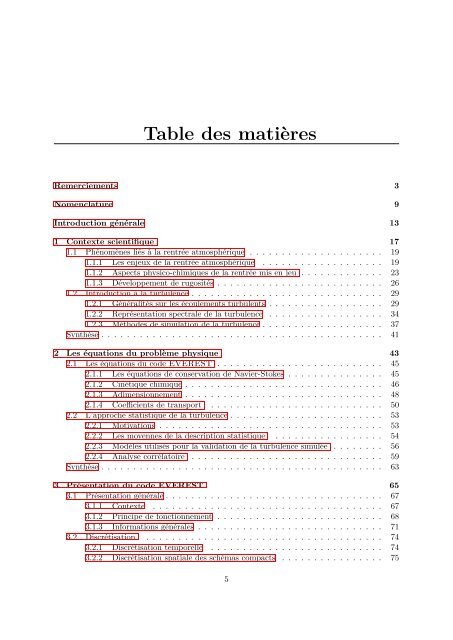 Simulation numérique directe de la turbulence en présence d ... - ISAE