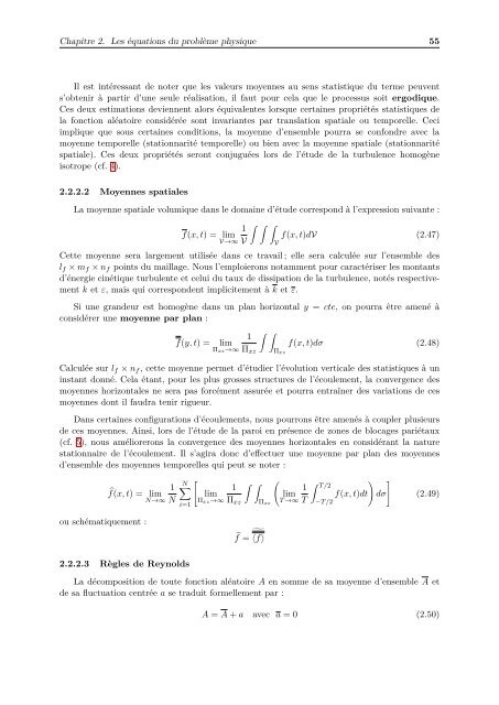 Simulation numérique directe de la turbulence en présence d ... - ISAE