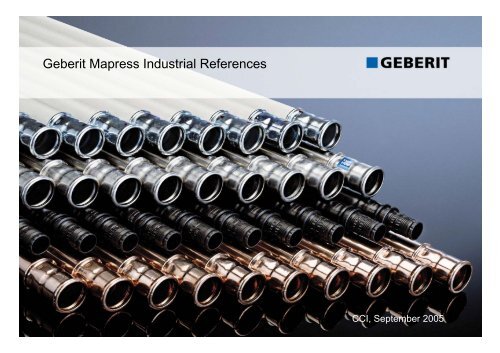 Geberit Mapress Industrial References - Pacific Pipe and Pump, LLC.