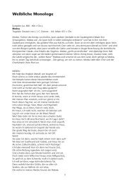 Weibliche Monologe Theatergruppe Bumerang
