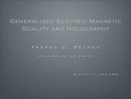 Generalized Electric-Magnetic Duality and Holography