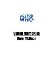 Doctor Who: Veiled Memories - The History of the Doctor