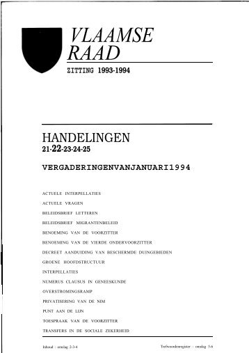 Handelingen PDF - Vlaams Parlement