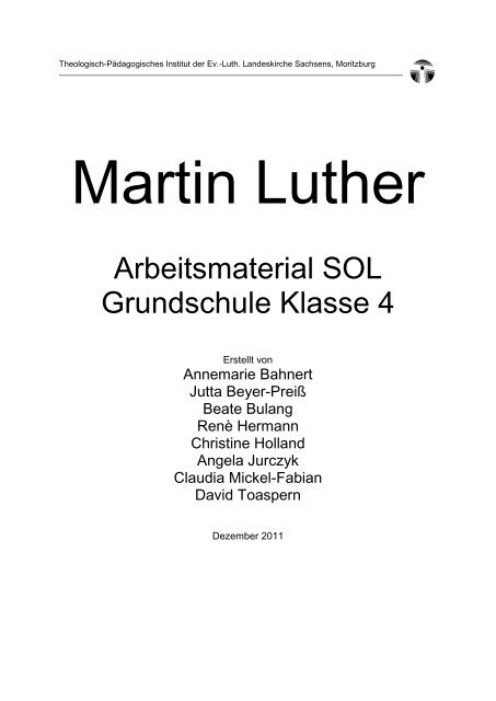 Arbeitsmaterial zum Download - Impuls Reformation