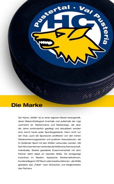 Faszination Eishockey! - Downloads - HC Pustertal