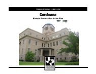 Corsicana Action Plan - Texas Historical Commission