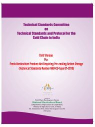 Typical Design for Layout Option - National Horticulture Board