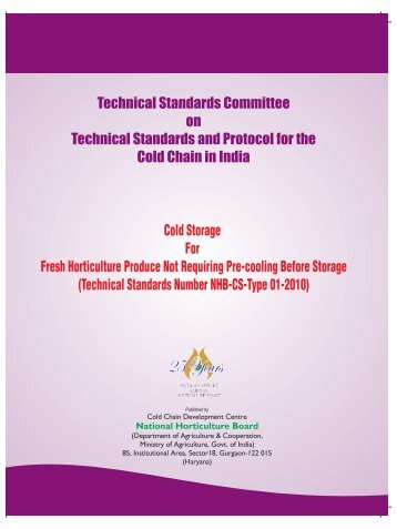 Typical Design for Layout Option - National Horticulture Board