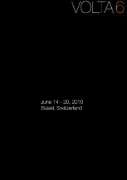 June 14 - 20, 2010 Basel, Switzerland - Volta