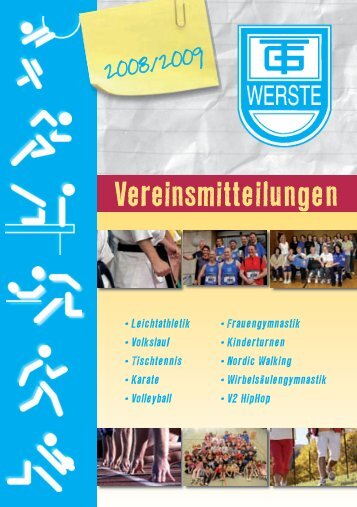 Aufbau_INNEN-VereinsmitteilTGW 08-09 - TG Werste