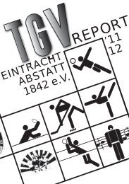 TGV-Report 2011 - TGV Eintracht Abstatt 1842 eV