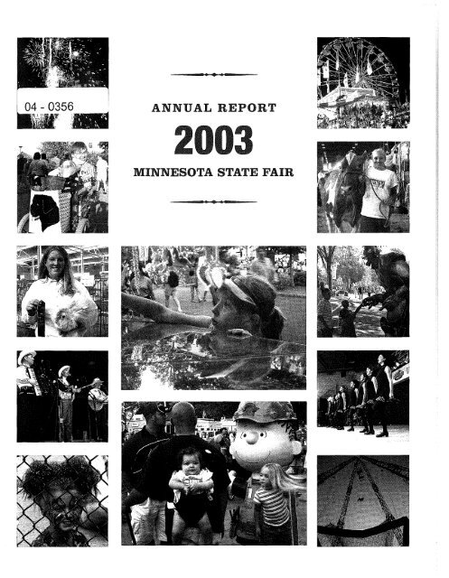 annual report minnesota state fair i 04 0356