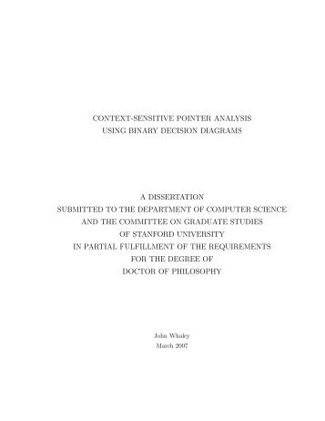 Chapter 3 of John Whaley's Ph.D. thesis - Suif - Stanford University