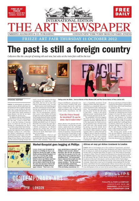 The past is still a foreign country - The Art Newspaper