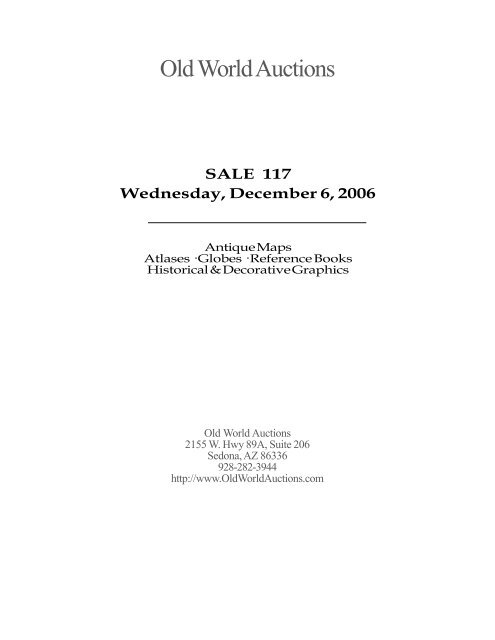 PDF catalog - Old World Auctions