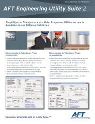 AFT Engineering Utility Suiteâ¢ 2 - Applied Flow Technology