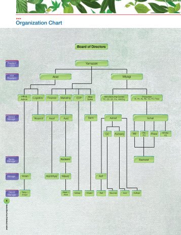 Organization Chart - Honda