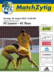 MatchZytig Ausgabe NÂ° 4 - FC Luzern
